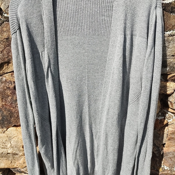 Worthington open front cardigan gray Women's Tall Size XXLT - Picture 5 of 14